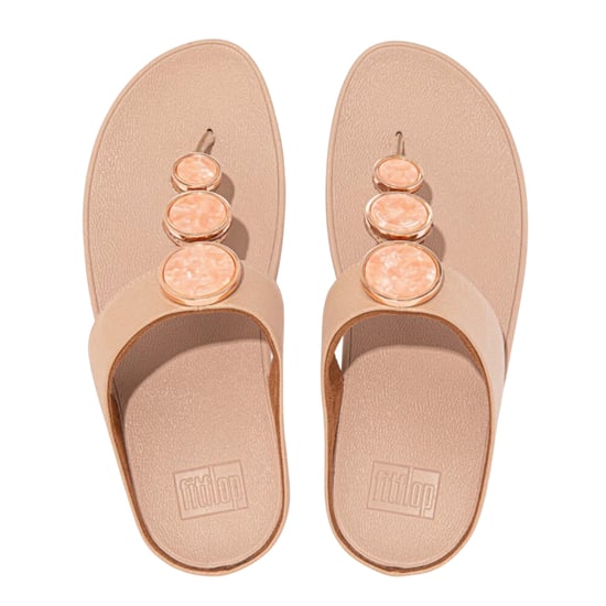 Fit Flop - "Halo" Schimmer Sandalen für Damen, Zehentrenner (Beige) - Image 3