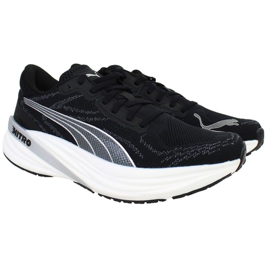 Puma Magnify Nitro 2 Damen Schwarz Lauf Schuhe - Image 2