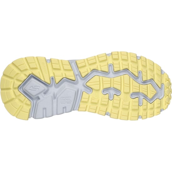 Skechers D'Lux Journey Marigold synthetische Damen Wanderstiefel in Blau/Gelb - Image 2