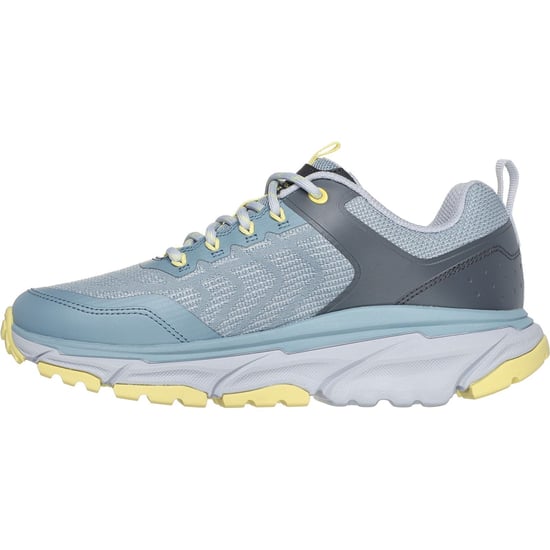 Skechers D'Lux Journey Marigold synthetische Damen Wanderstiefel in Blau/Gelb - Image 4