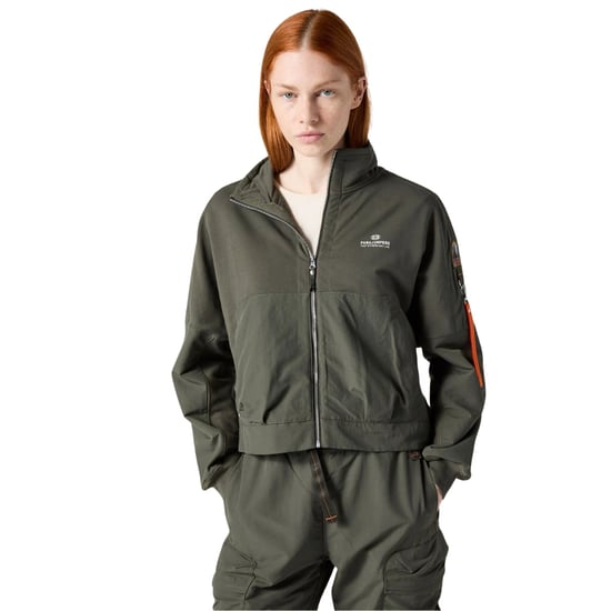 Parajumpers Jade Dark Mud Gret Sweatshirt Mit Reißverschluss - Image 3