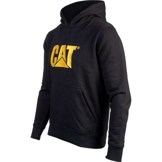 Caterpillar Marken Baumwolle Herren schwarzer Kapuzenpullover - Image 5