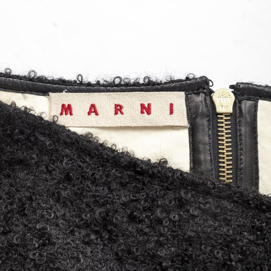 Marni Asymmetrischer Lammlederrock – 10er - Image 6