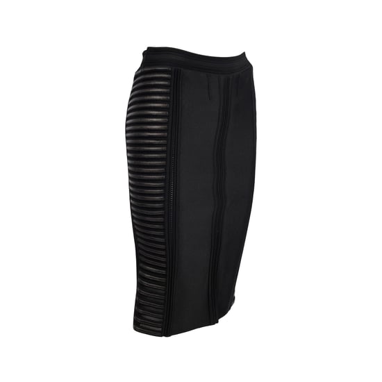 Roberto Cavalli – Stretchiger Midirock mit gefütterten Details – 10er - Image 2