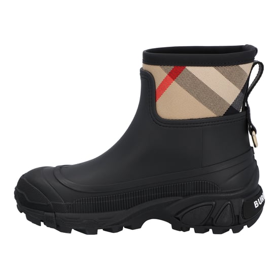 Burberry Damen Gummistiefel mit Karomuster in Schwarz - Image 2