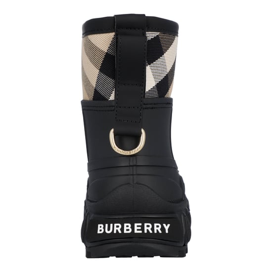 Burberry Damen Gummistiefel mit Karomuster in Schwarz - Image 3