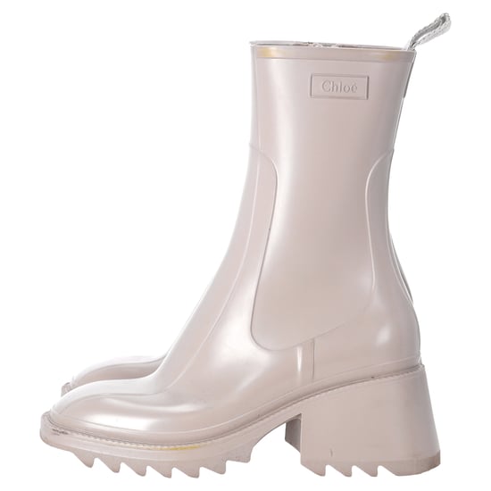 Chloé Betty Regenstiefel aus hautfarbenem Gummi - Image 2
