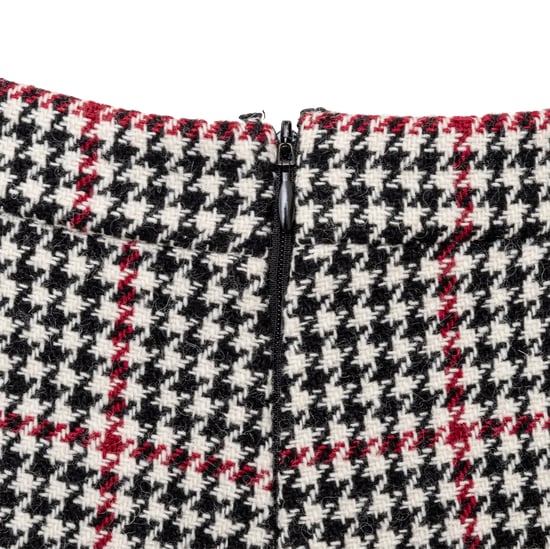 Red Valentino Shorts mit Hahnentrittmuster – 10er - Image 5