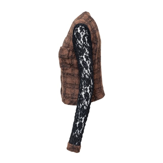Chanel-Jacke aus Tweed und Spitze – 90er - Image 2
