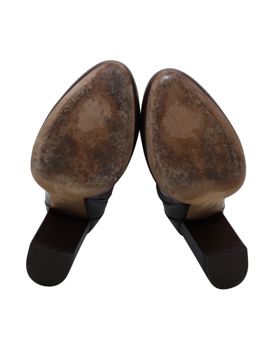 Tabitha Simmons Sophie Kniehohe Stiefel aus braunem Kalbsleder - Image 6