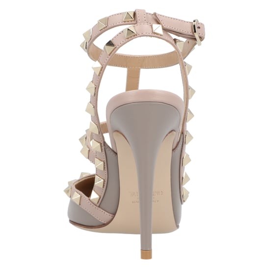 Valentino Garavani – Rockstud-Pumps aus braunem Leder - Image 4