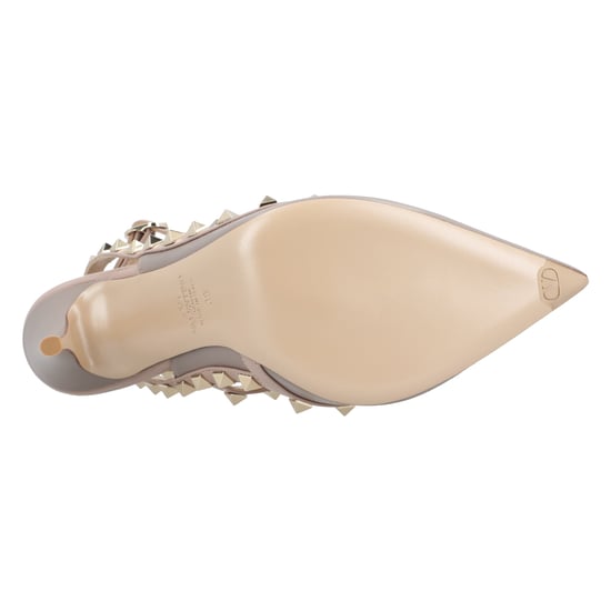 Valentino Garavani – Rockstud-Pumps aus braunem Leder - Image 5