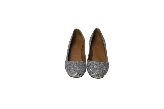 Mansur Gavriel Glitzerpumps aus silbernem Leder - Image 2