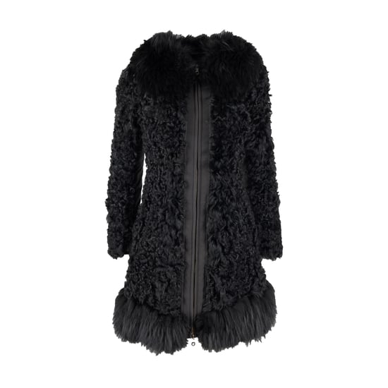 Moschino Cheap and Chic Shearlingmantel mit Pelz – 10er - Image 1