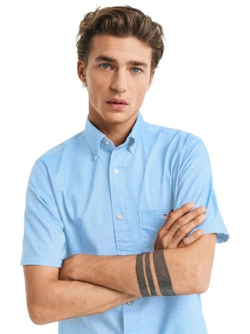 Gant | Mens Regular Kurzarm Oxford Hemd - Image 3