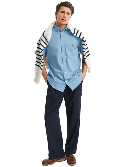 Gant | Mens Regular Kurzarm Oxford Hemd - Image 5