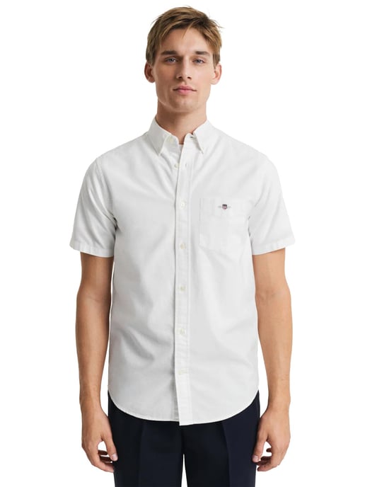 Gant | Chemise Oxford à manches courtes pour homme – Coupe régulière - Image 3