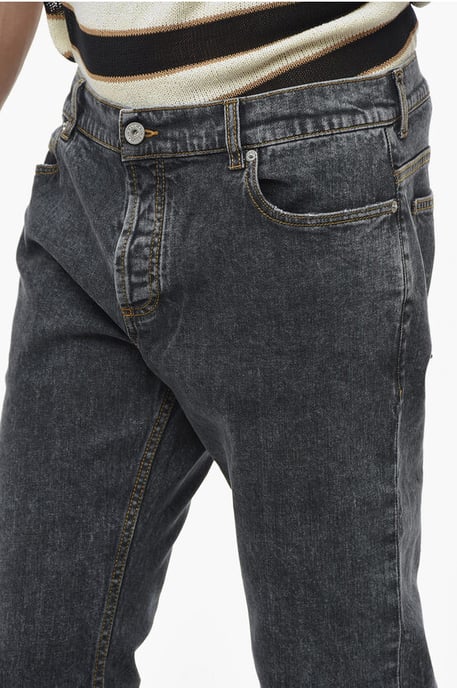 Slim Fit Jeans 15 cm in Grau - Image 3