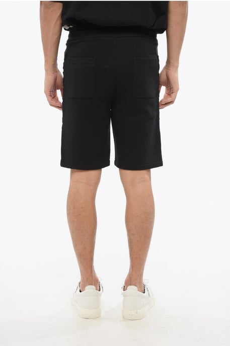 Jersey-Shorts mit seitlichem Logoband in Schwarz - Image 2