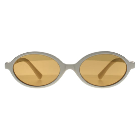 Miu Miu MU04ZS 14240D weiß-orange mit silbernem Innenspiegel Sonnenbrille - Image 1