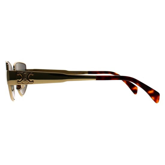 Celine Metal Triomphe CL40293U 30N glÃ¤nzend endura gold grÃ¼n Sonnenbrille - Image 3