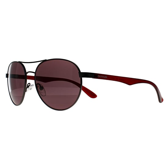 Calvin Klein CK19313S 008 matte Sonnenbrille in Rotgussgrau - Image 2