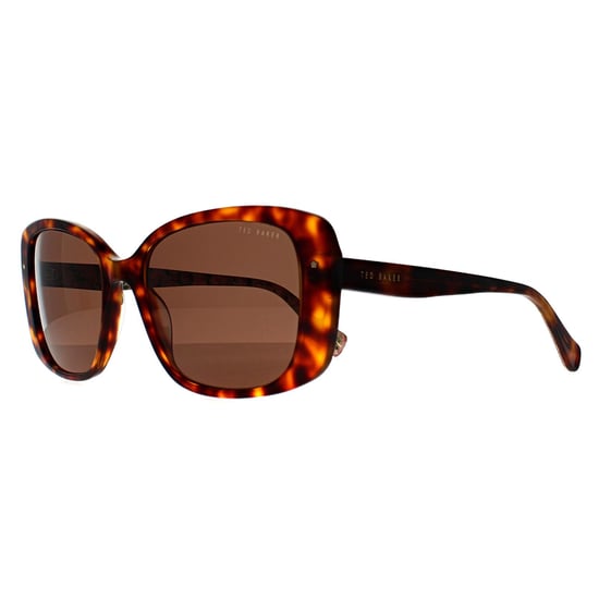 Ted Baker TB1740 Penelope 100 Schildpatt Sonnenbrille mit Blumenmuster braun - Image 2