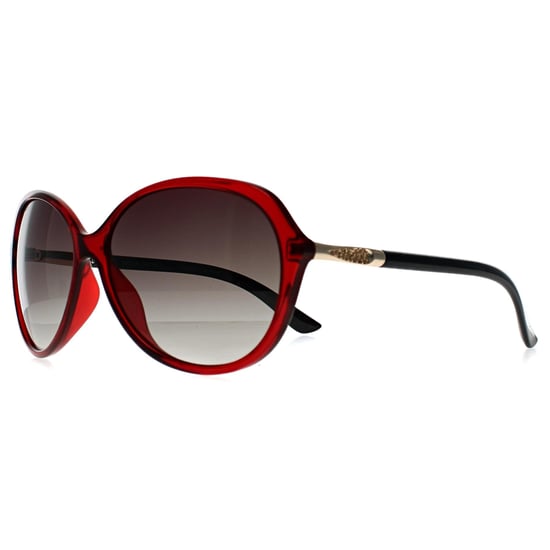 Seksy N2809 B Sonnenbrille mit transparentem burgunderfarbenem Rauchverlauf - Image 2