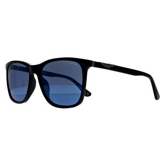 Police SPL872N Origins 1 700B glänzend schwarzer Rauch Spiegel blaue Sonnenbrille - Image 2