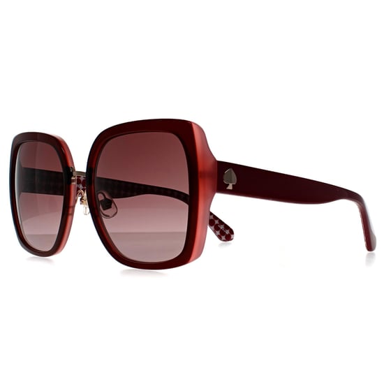 Kate Spade Kimber/G/S C9A 3X Sonnenbrille mit rotem Farbverlauf in Burgund - Image 2