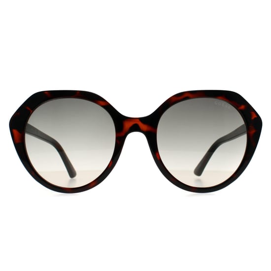 Guess GF6201 52P dunkle havanna graue Sonnenbrille mit Farbverlauf - Image 1