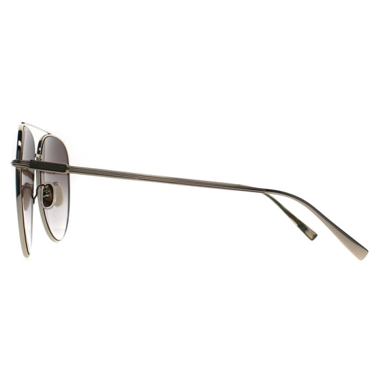 Salvatore Ferragamo Aviator Mens Light Gold Brown Gradient SF308S - Image 3