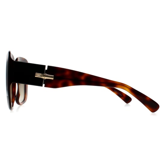 Longchamp LO713S 230 havannafarbene Sonnenbrille mit Farbverlauf - Image 3