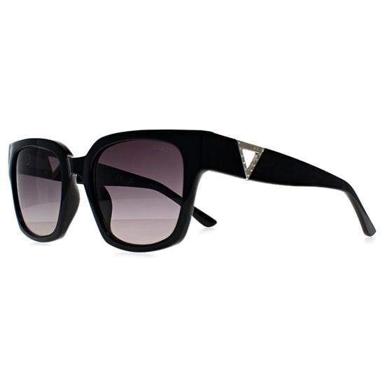 Guess GF6193 01B glänzende schwarz-graue Sonnenbrille mit Farbverlauf - Image 2