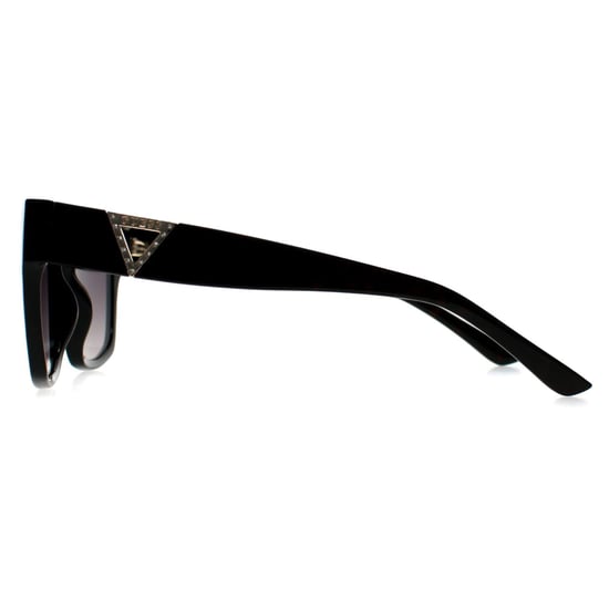Guess GF6193 01B glänzende schwarz-graue Sonnenbrille mit Farbverlauf - Image 3