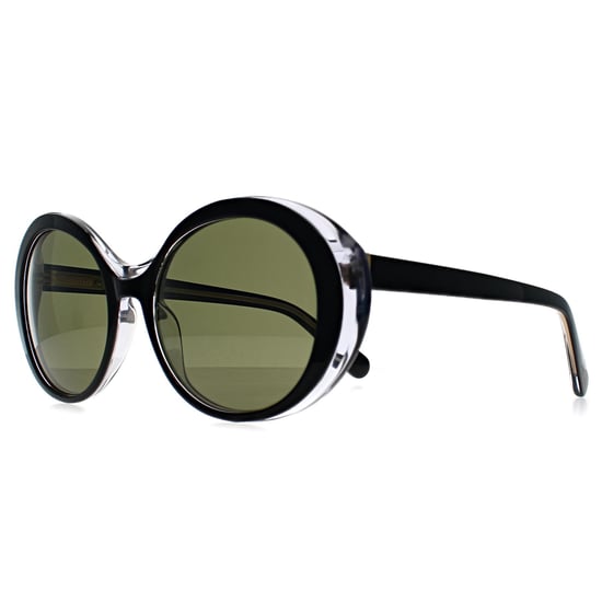 Serengeti Bacall SS541001 schwarz glänzende transparente Schicht Mineral polarisiert 555nm photochrome Sonnenbrille - Image 2