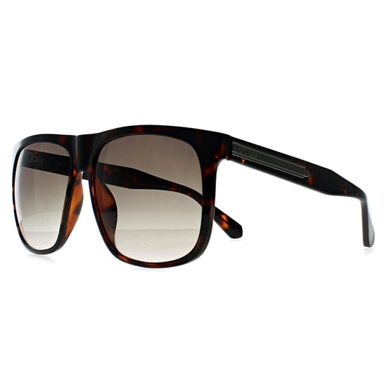 Guess GF5072 52P dunkle havannabraune Sonnenbrille mit Farbverlauf - Image 2