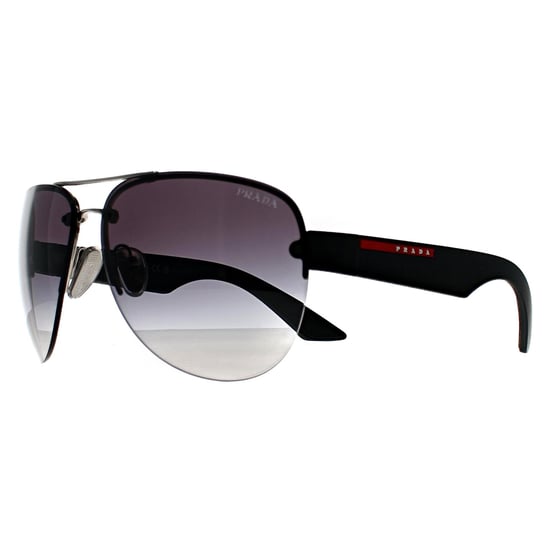 Prada Sport PS55YS 1BC09U Sonnenbrille mit silbergrauem Farbverlauf - Image 2