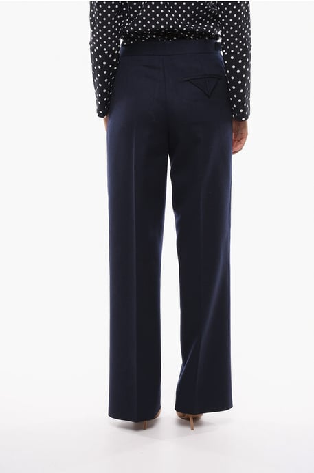 Regular Fit Wollhose in Blau - Image 2