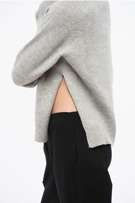 MM1 MM10 – Grauer Wollpullover mit Distressed-Effekt - Image 4