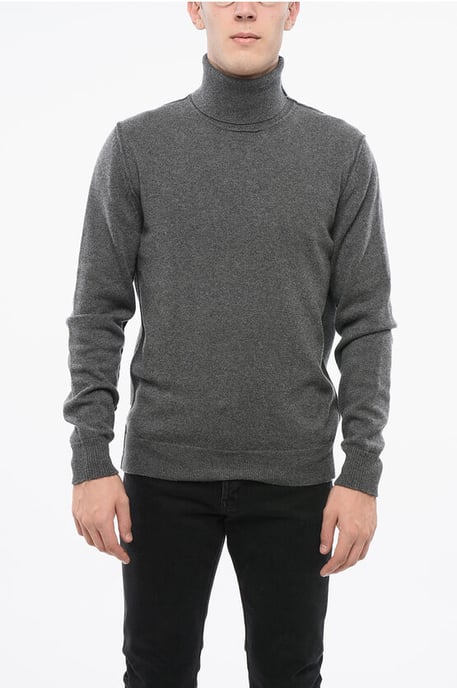 MM4 MM14 Kaschmir-Rollkragenpullover in Grau - Image 1