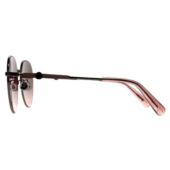 Moncler ML0236-K 34F glänzend hellbronze braun Farbverlauf Sonnenbrille - Image 3