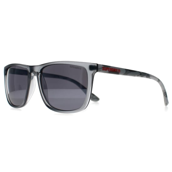 Superdry Shockwave 113 matte kristallgraue Sonnenbrille dunkelgrau fade kristallgrau - Image 2