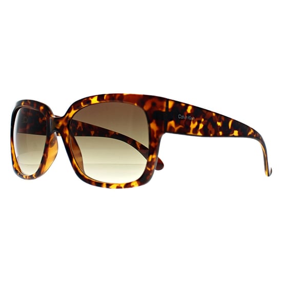 Calvin Klein CK22549S 240 glänzende havannabraune Sonnenbrille mit Farbverlauf - Image 2