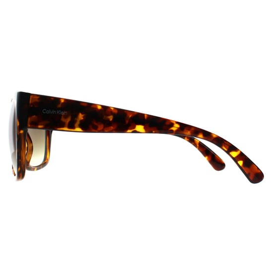 Calvin Klein CK22549S 240 glänzende havannabraune Sonnenbrille mit Farbverlauf - Image 3