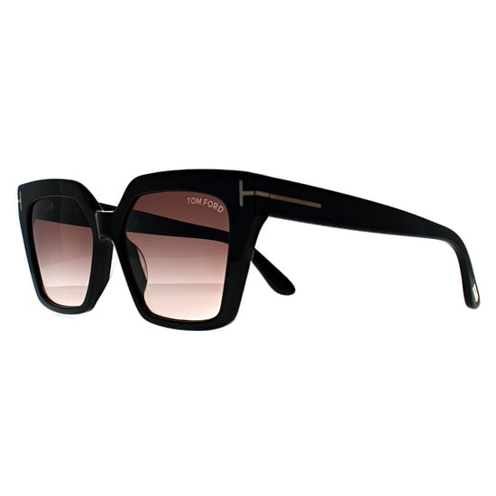 Tom Ford Winona FT1030 01Z schwarz lila braun glÃ¤nzend Sonnenbrille mit Farbverlauf - Image 2