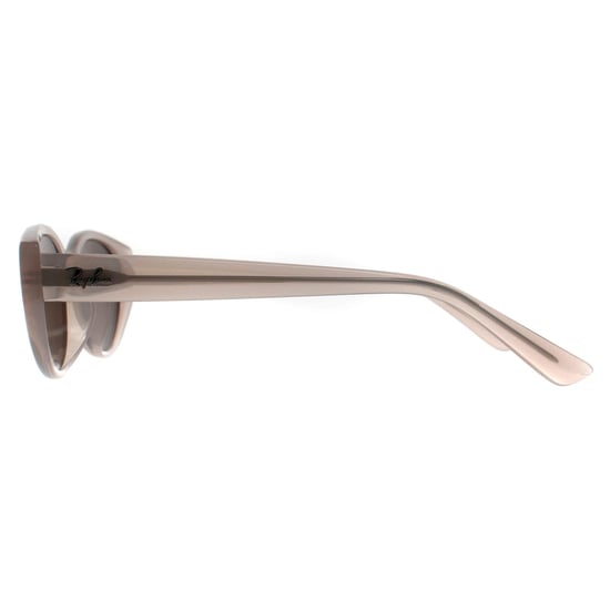 Ray-Ban RB4457D Bio Based 678673 poliert Opal beige dunkel braun Sonnenbrille - Image 3