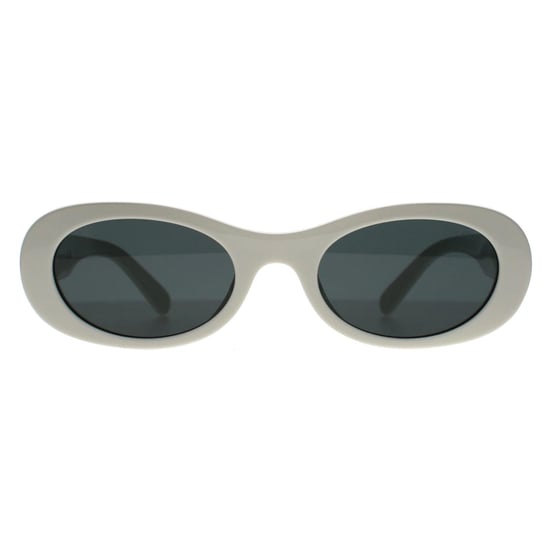 Miu Miu MU06ZS 1425S0 weiß elfenbein dunkelgrau Sonnenbrille - Image 1