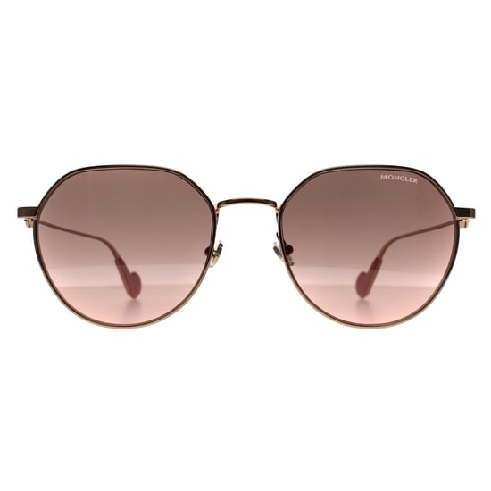 Moncler ML0156-K 28U glänzend rose gold rosa braun Sonnenbrille - Image 1