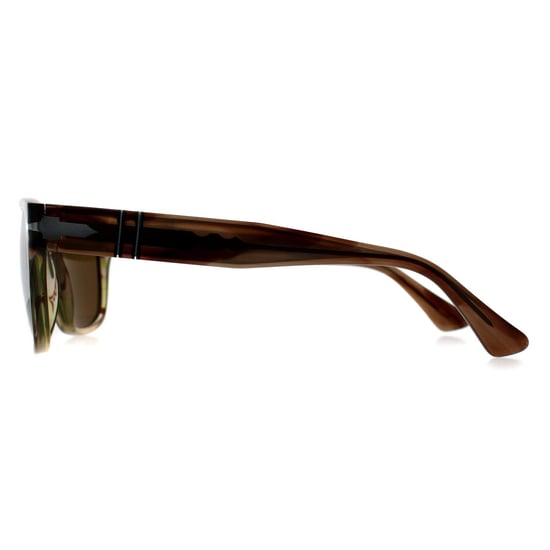 Persol PO3341S 120757 gestreifte braun grÃ¼n braun polarisierte Sonnenbrille - Image 3